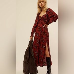 Free People Jaymes Midi Dress With Tags!